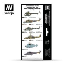 MA71601, Model Air: Model Air Set Soviet / Russian colors Combat Helicopters (8) , Vallejo, voor €22, Geleverd door Bliek Modelbouw, Neerloopweg 31, 4814RS Breda, Telefoon: 076-5497252